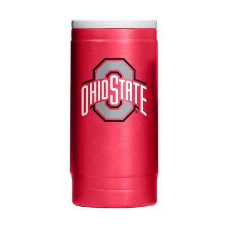 LOGO BRANDS Ohio State Flipside Powder Coat Slim Can Coolie 191-S12PC-34
